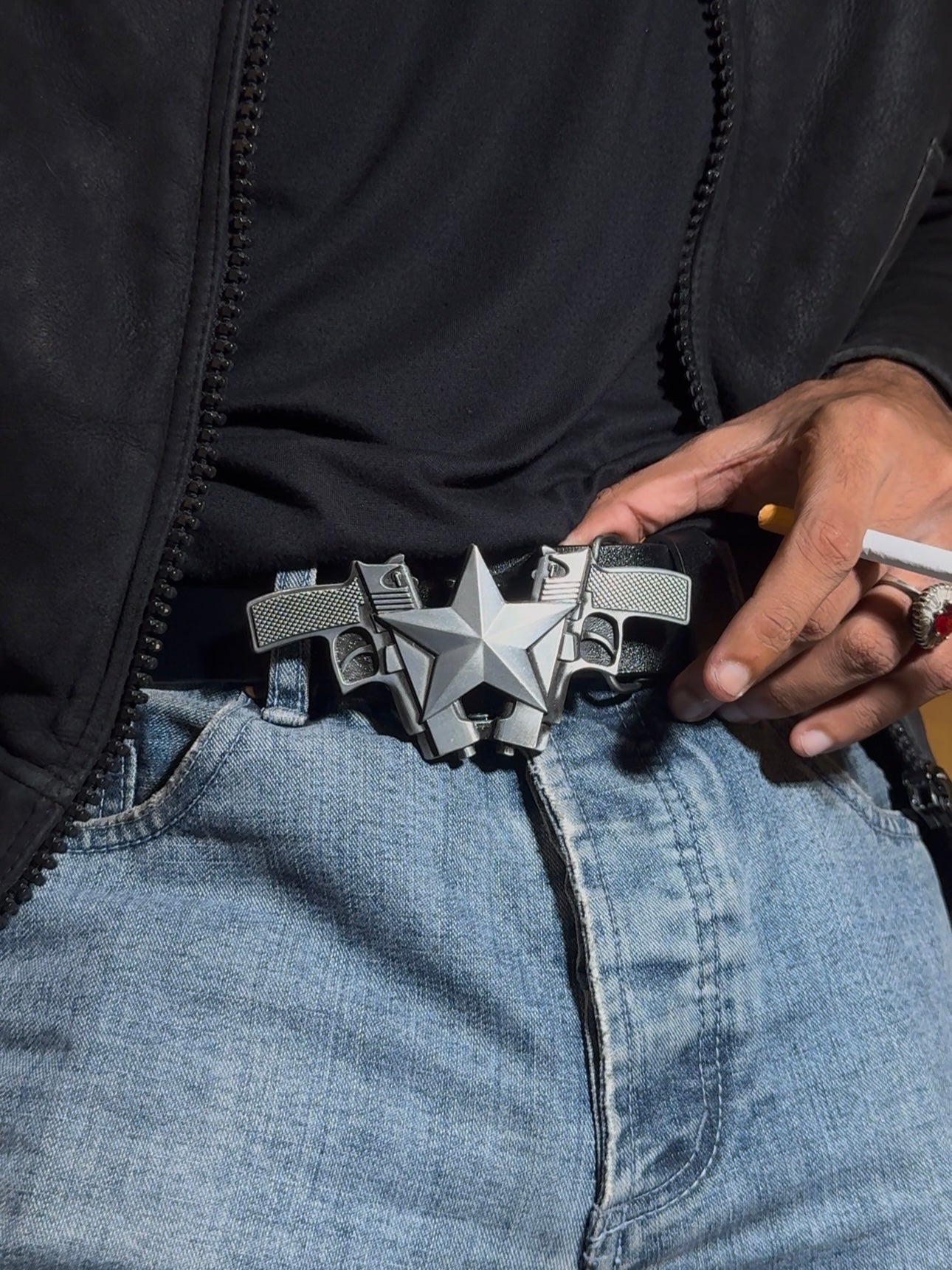 BARRELLED LIGHTER BELT