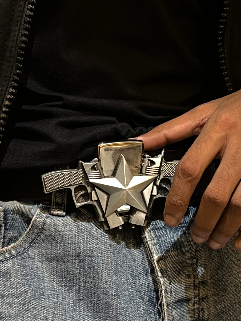 BARRELLED LIGHTER BELT