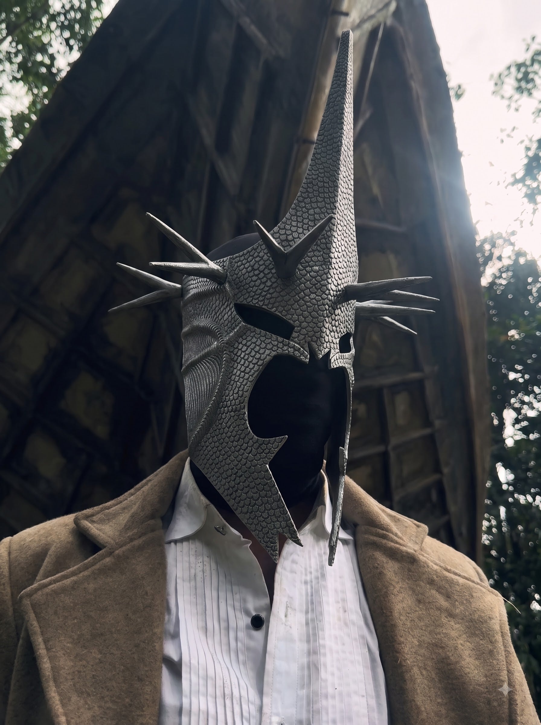 WITCH KING HELMET: VIPER SILVER
