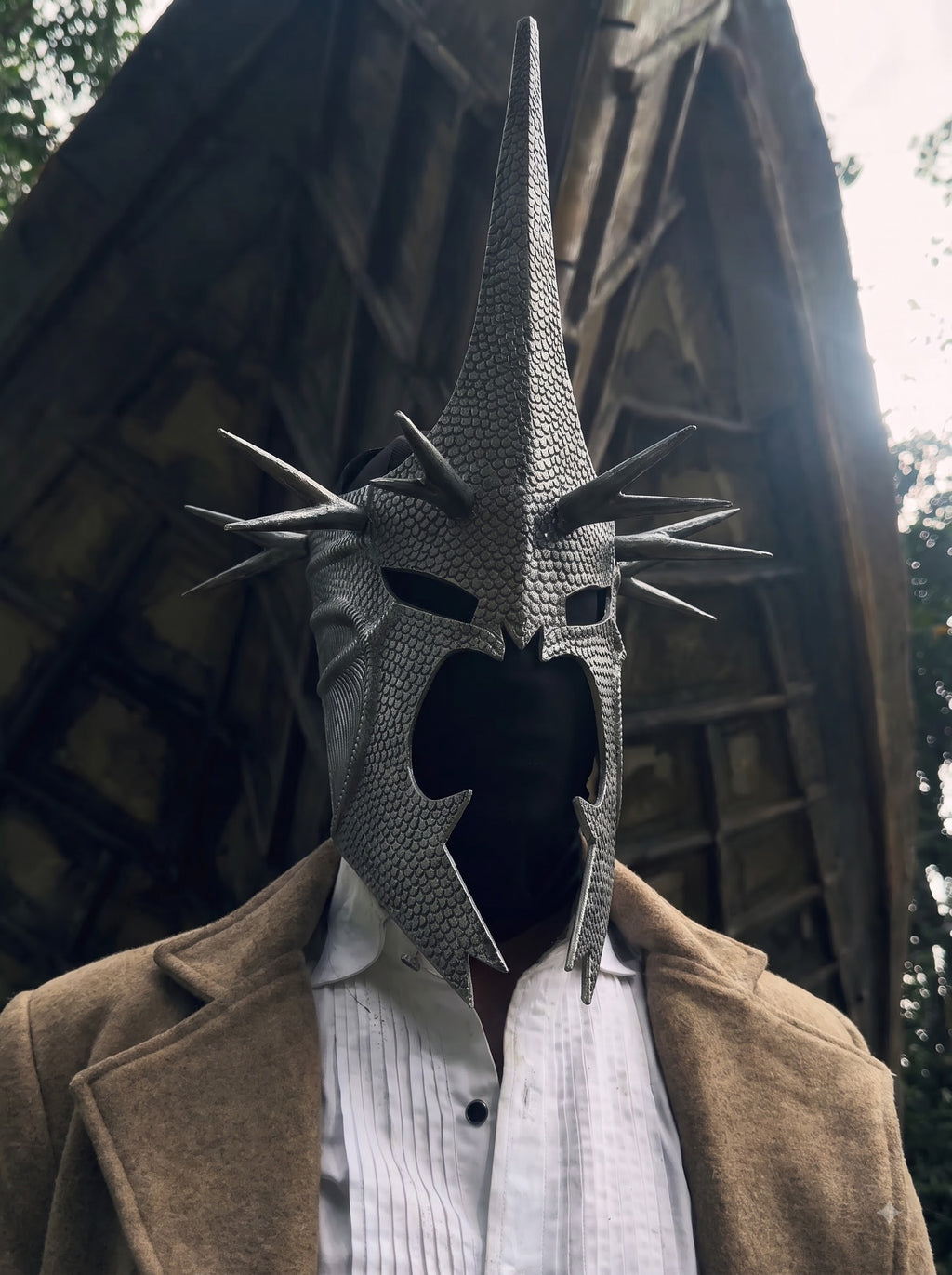 WITCH KING HELMET: VIPER SILVER