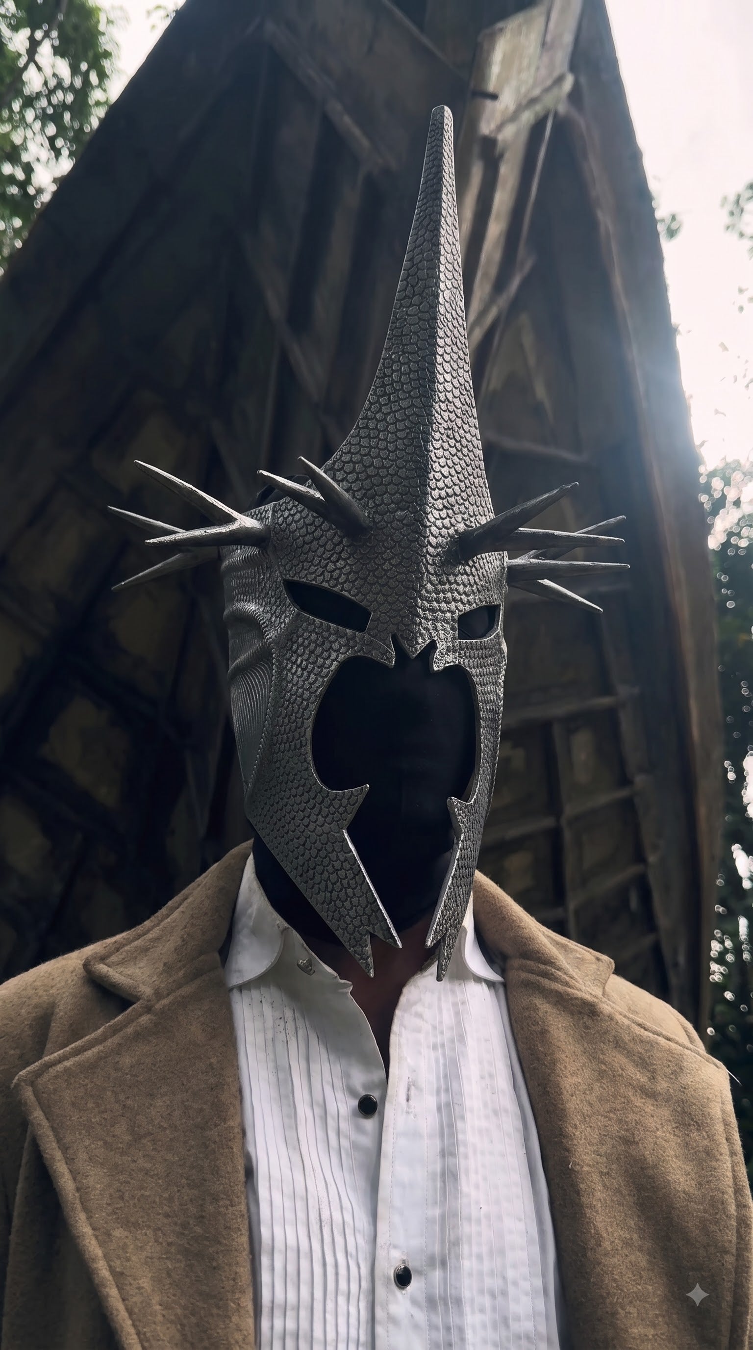WITCH KING HELMET: VIPER SILVER