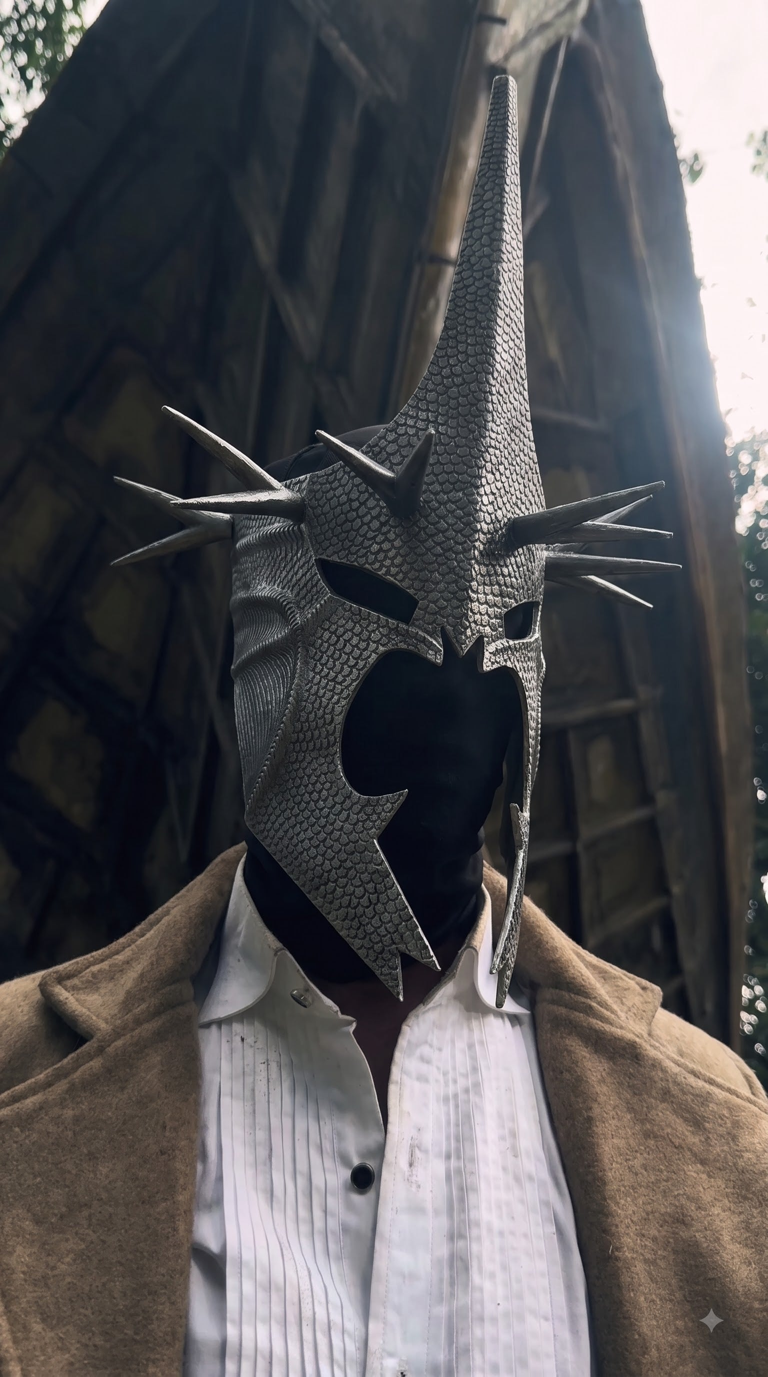 WITCH KING HELMET: VIPER SILVER